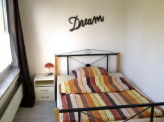 Schlafzimmer der Ferienwohung Bremen
